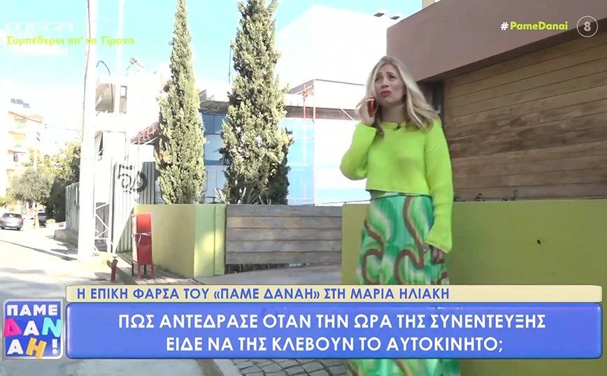 Μαρία Ηλιάκη: Η φάρσα με την κλοπή του αυτοκινήτου της