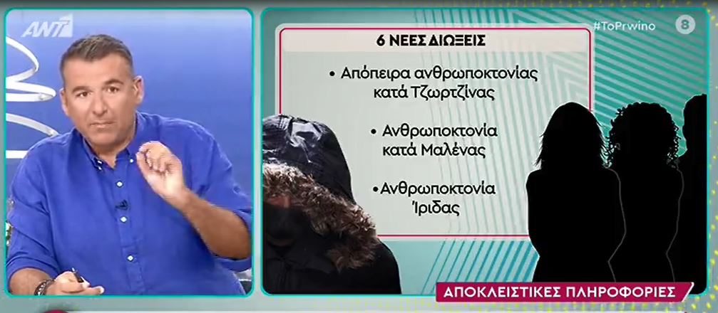 Γιώργος Λιάγκας: «Aναμένονται 6 νέες διώξεις. Οι 3 διώξεις σε συγγενικά πρόσωπα για αμέλεια και έκθεση ανηλίκου σε κίνδυνο»