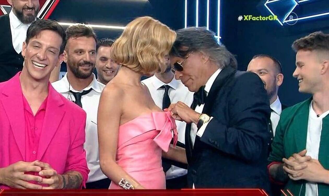 X Factor: Ο Η Ηλίας Ψινάκης κατέβασε το φόρεμα της Κατερίνας Λιόλιου – Χαμός στο Twitter
