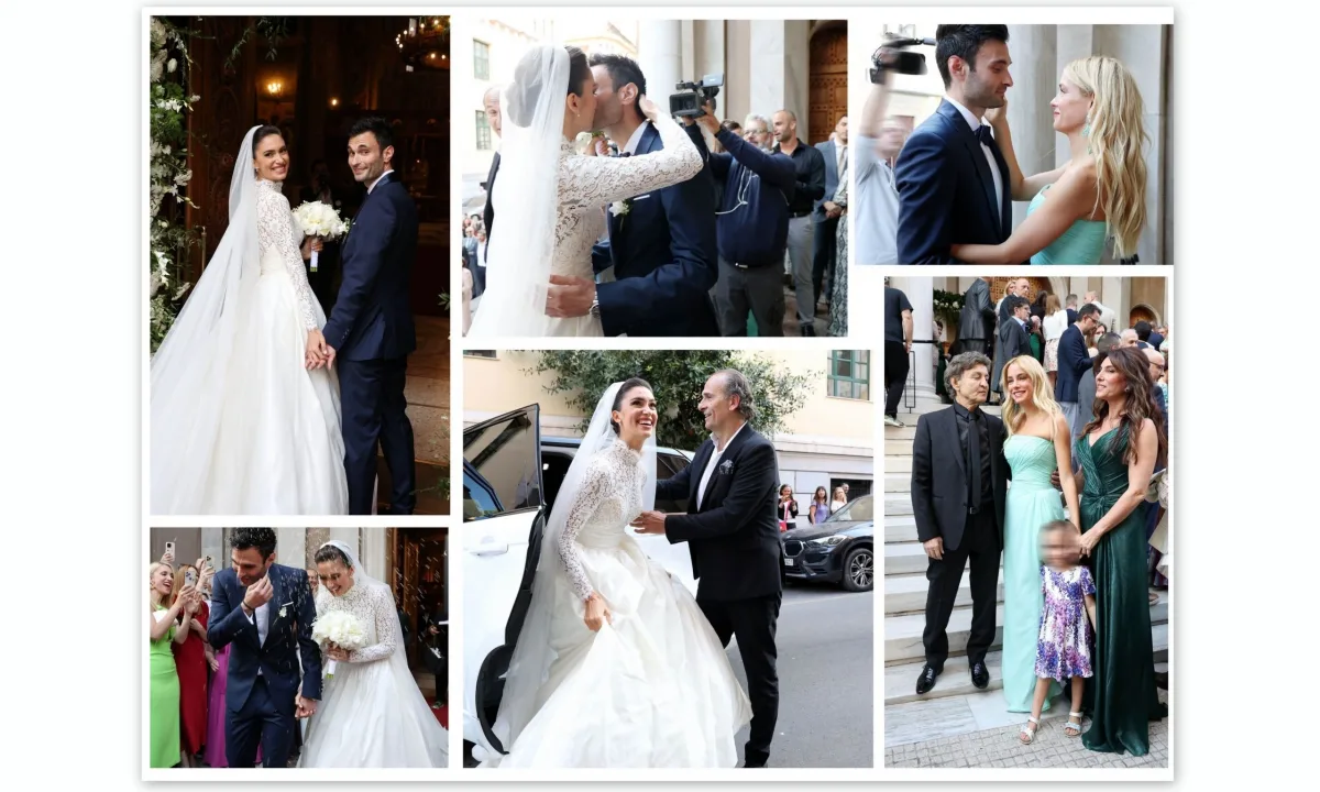 Άννα Πρέλεβιτς-Νικήτας Νομικός: Οι εικόνες του παραμυθένιου γάμου τους!