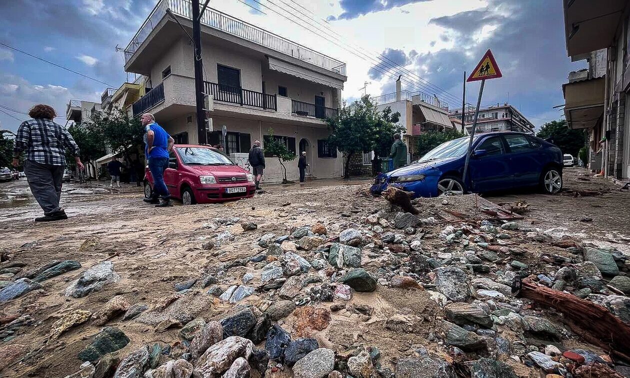 Καιρός: Σύγκριση της κακοκαιρίας Daniel και Elias - Τεράστιες ποσότητες νερού σε Εύβοια και Θεσσαλία